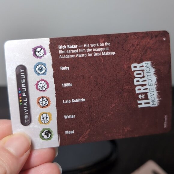 3/$20 Hasbro Trivial Pursuit Horror Movies Edition Wedge Box Travel Size - Picture 7 of 11